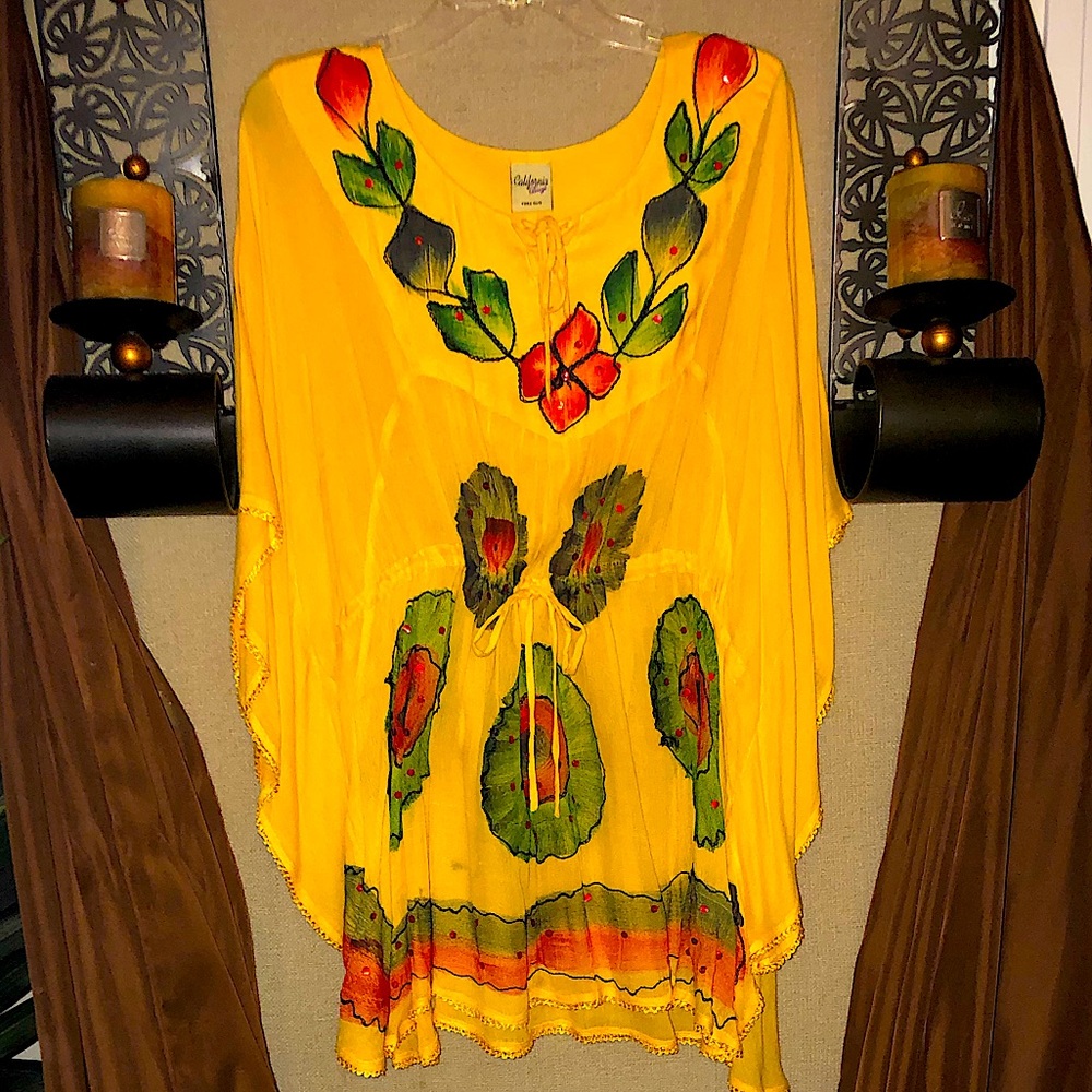 Beautiful bright dress or blouse!!